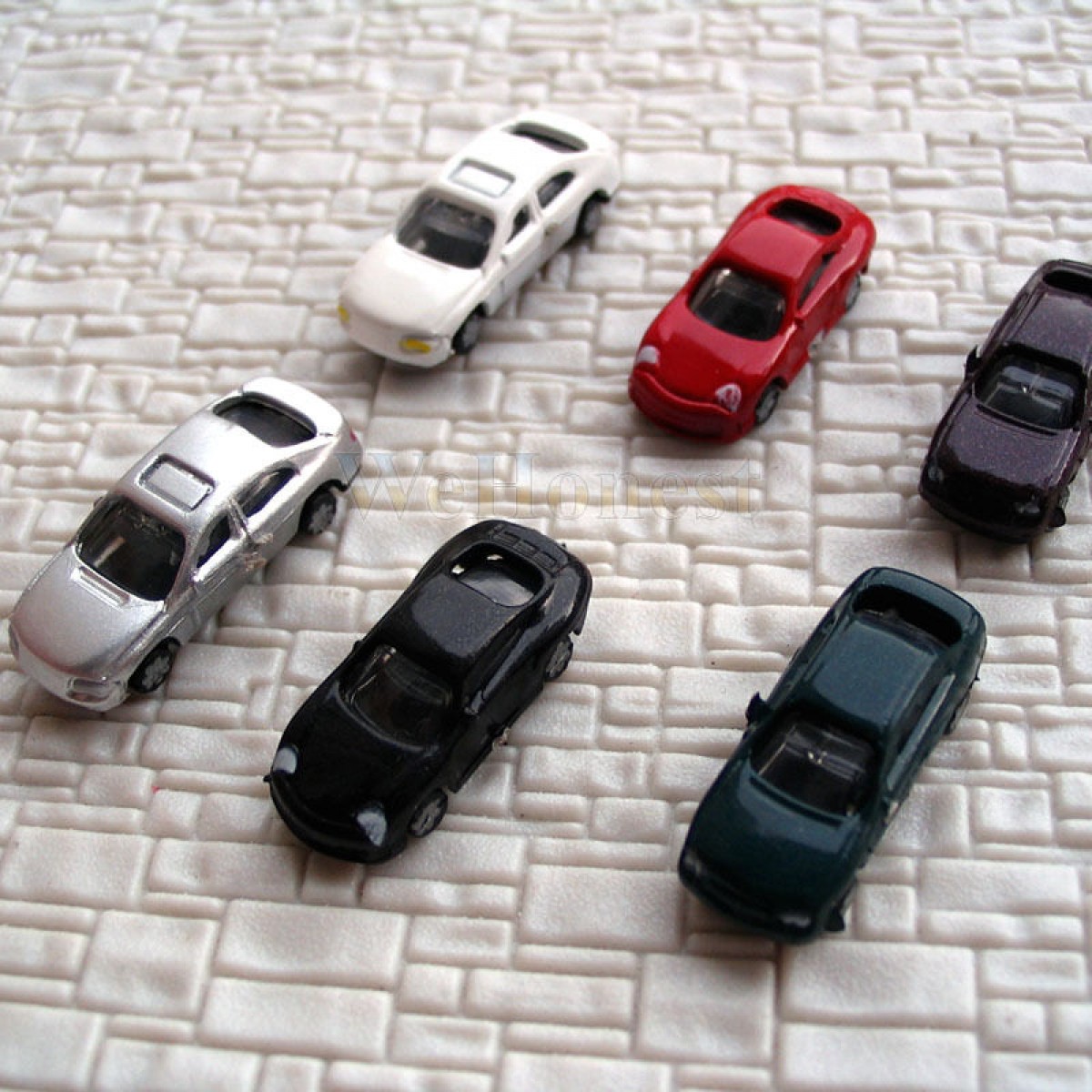 50 pcs Z Scale 1/220th Normally painted Model Cars #C